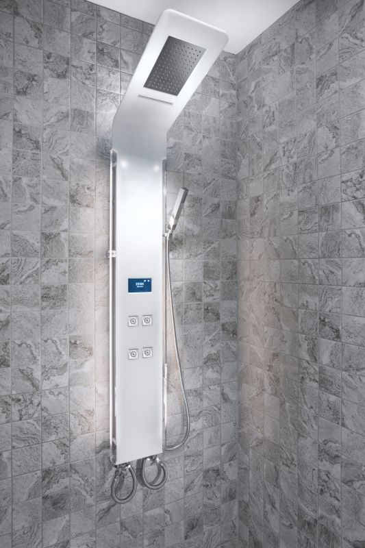 Luxury Shower with Multiple Spray Heads